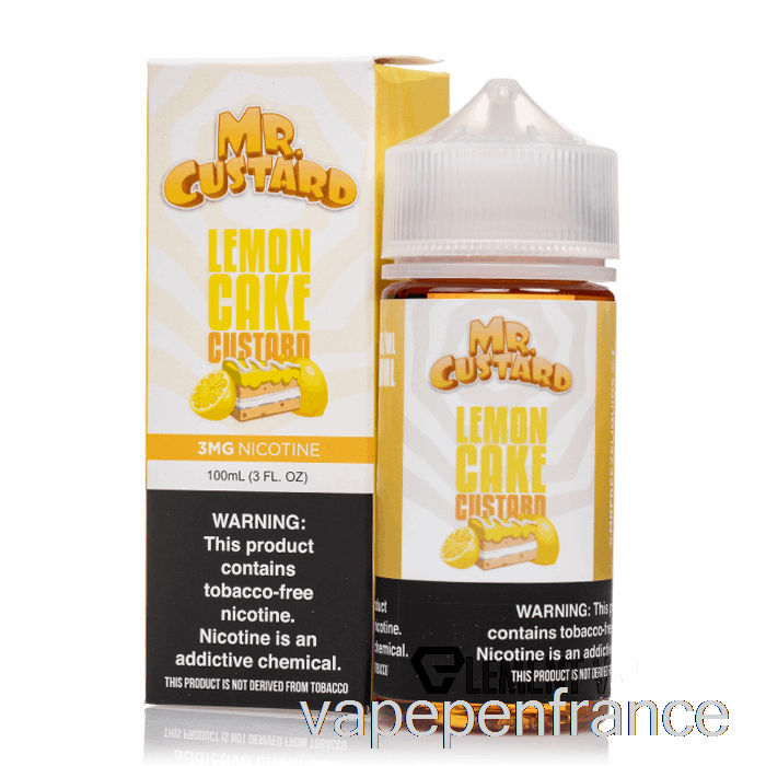 Crème Anglaise Au Citron - Mr Crème Anglaise - 100 Ml 3 Mg Stylo Vape